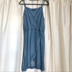 Jean spaghetti strap dress